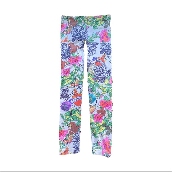 Rose Pattern Leggings - Picture 1 of 1